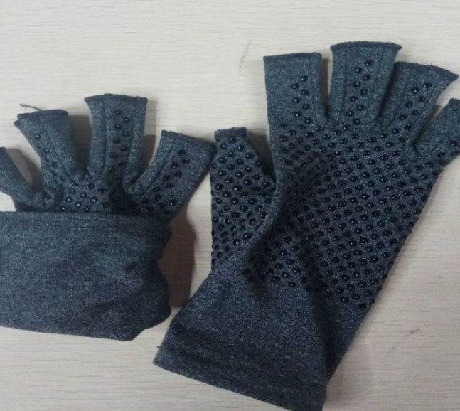 Silicone anti-skid joint hemp half-finish therapeutic gloves Anti-edema heal rehabilitation gloves