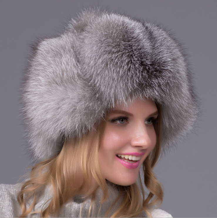 Fur hat fox fur Leifeng women's hat