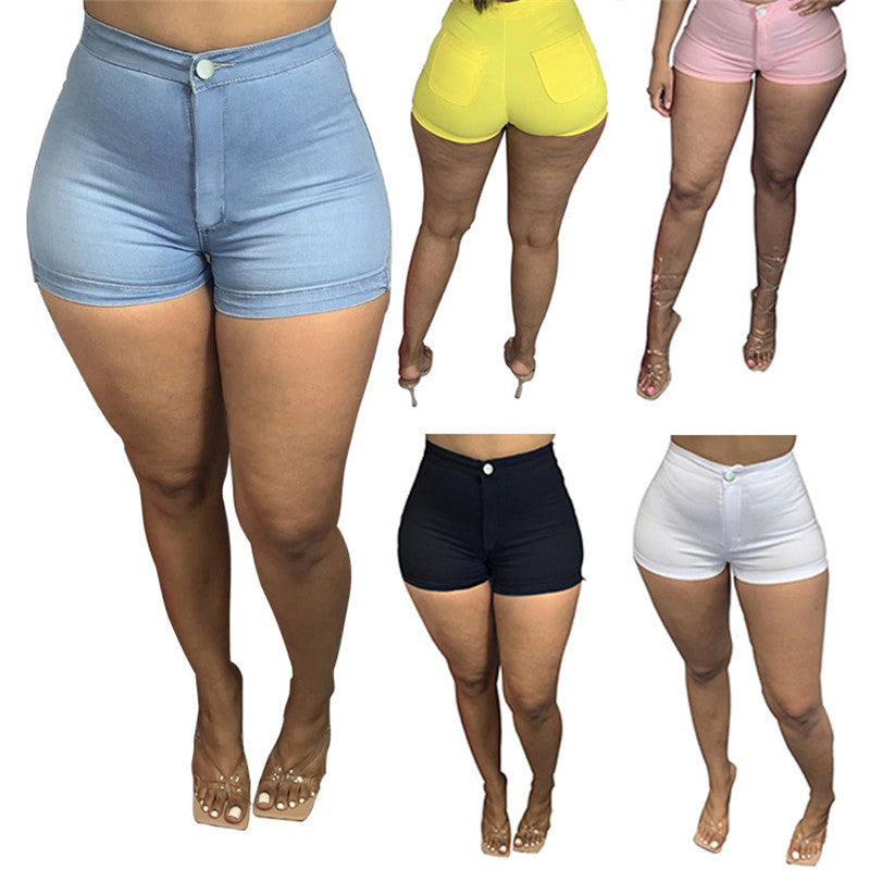 Women's High Stretch Shorts And Feet Pants