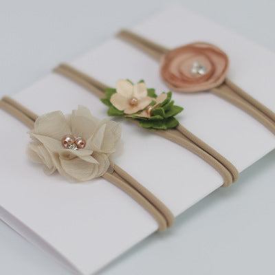 Baby stretch flower headband