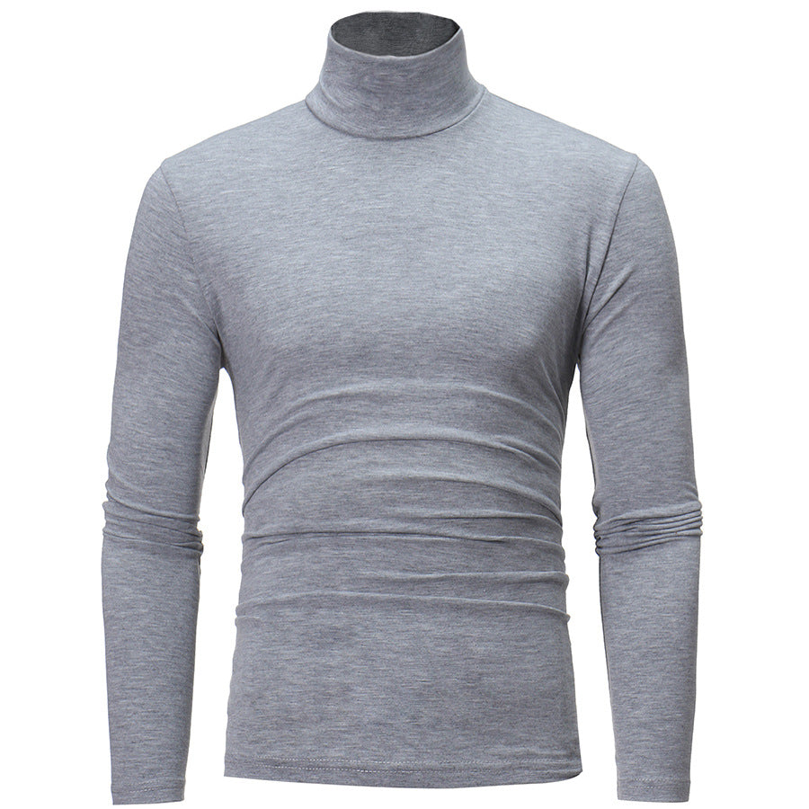 High-neck Thin Long-sleeved T-shirt Bottoming Shirt