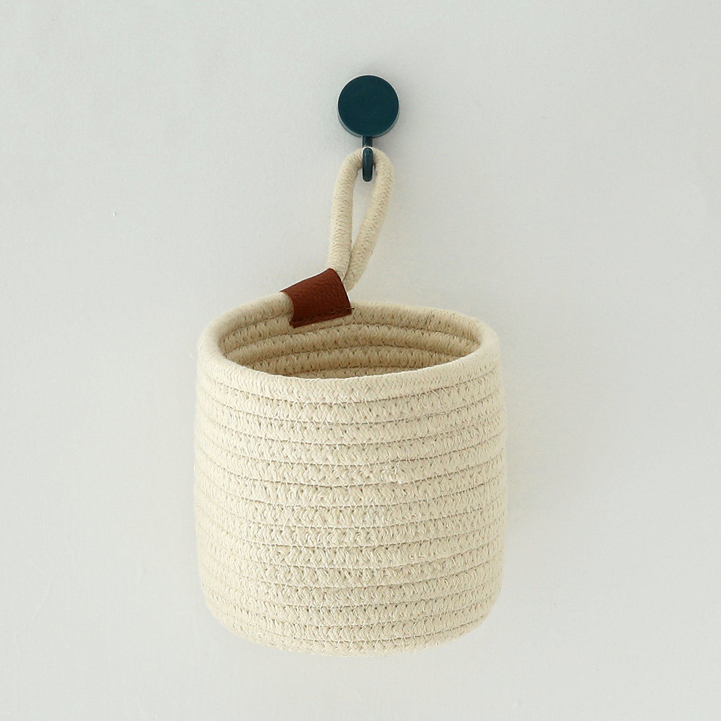 Nordic Minimalist Cotton Rope Desktop Storage Basket