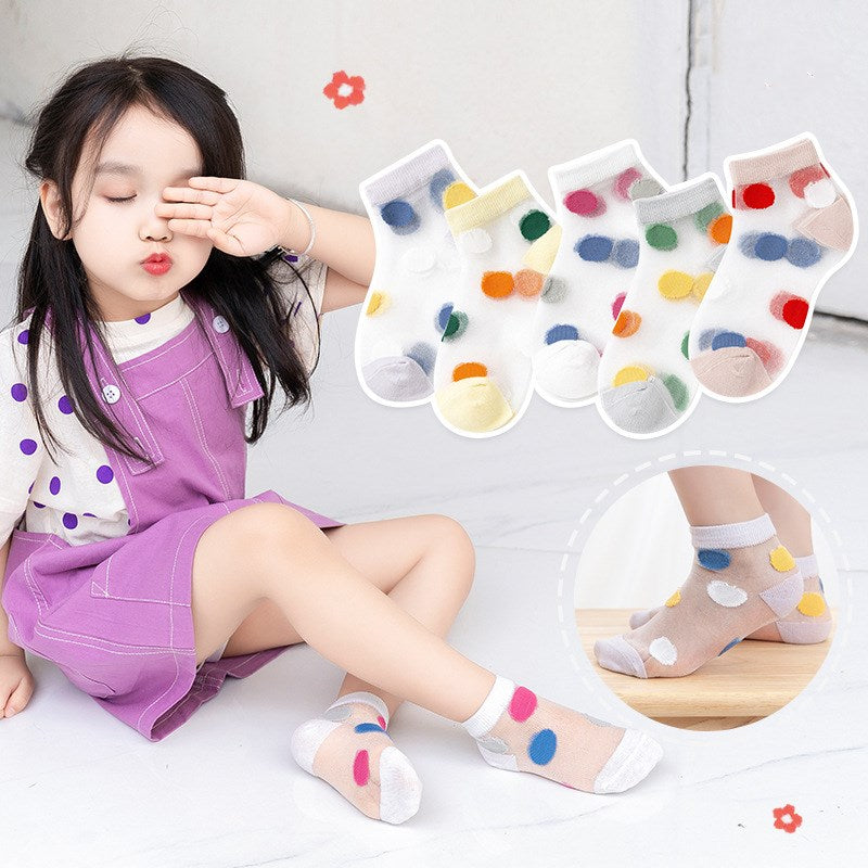 Children's socks Summer Cotton breathable baby socks