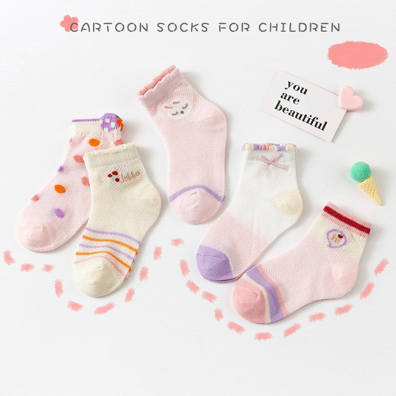 Children's socks Summer Cotton breathable baby socks