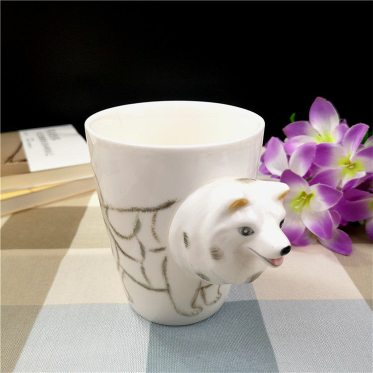 Creative Ceramic Water Cup Of Cartoon Dog