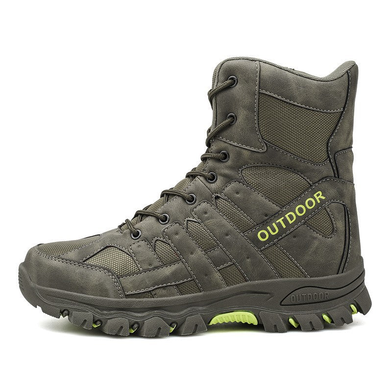 2021 Cross-border Large Size Outdoor Mountaineering Tactical Boots Men's Tactical High-top Foreign Trade Casual Men's Military Boots Wholesale On Behalf Of