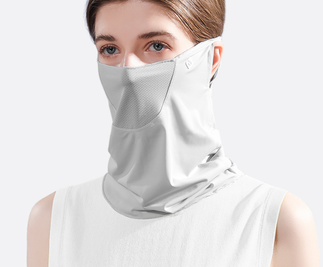 Summer Face Cover Face Scarf Balaclava UV Protction Earloop Neck Gaiter Breathable Outdoor Sports Women