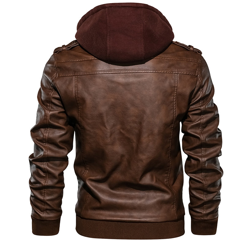 New Men Leather Jackets Autumn Casual Motorcycle PU Jacket Biker Leather Coats