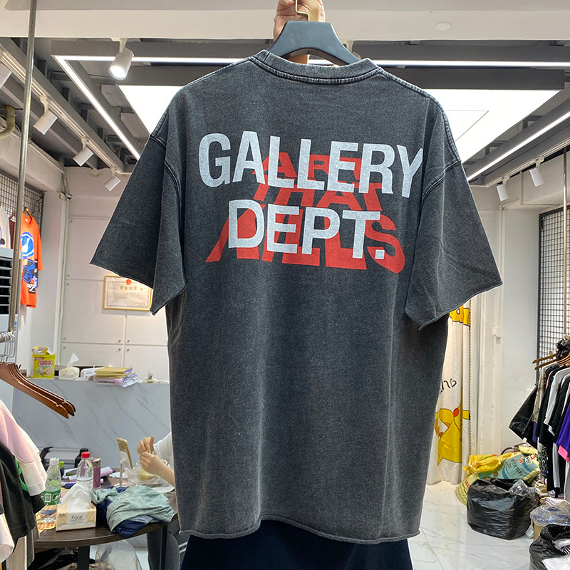 Rotten Holes And Distressed Loose Round Neck Short-sleeved T-shirt