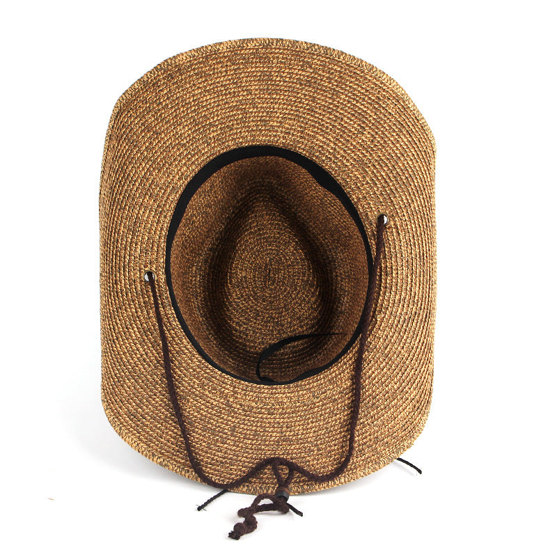 Mixed Color Straw Hat Western Straw Cowboy Hat