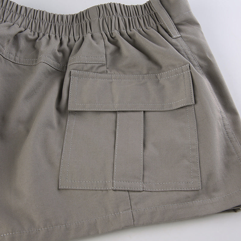 Women's Asymmetric Low Waist Casual Woven Shorts