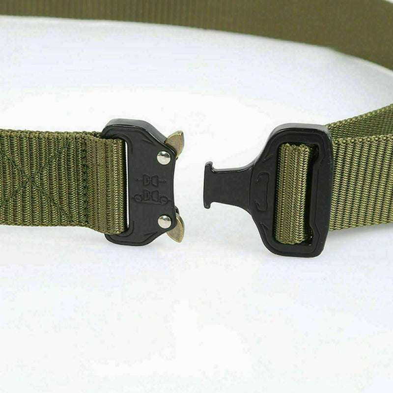 Military Tactical Belt Heavy Duty Security Working Utility Nylon Army Waistband