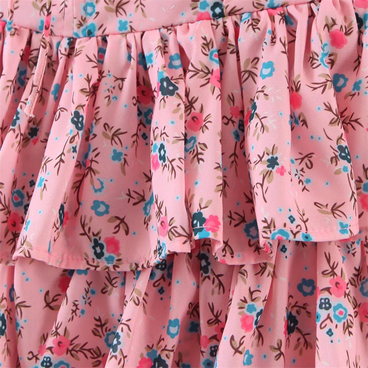 Women's Cake Sweet Floral Short Skirt