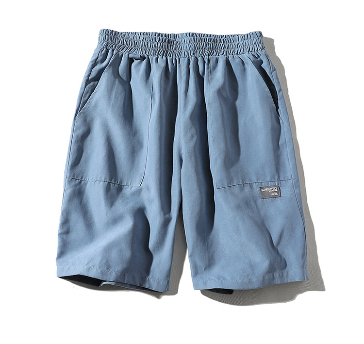 Summer New Men's Five-point Beach Shorts Wear Loose And Comfortable Home Casual Pants Hong Kong Trend