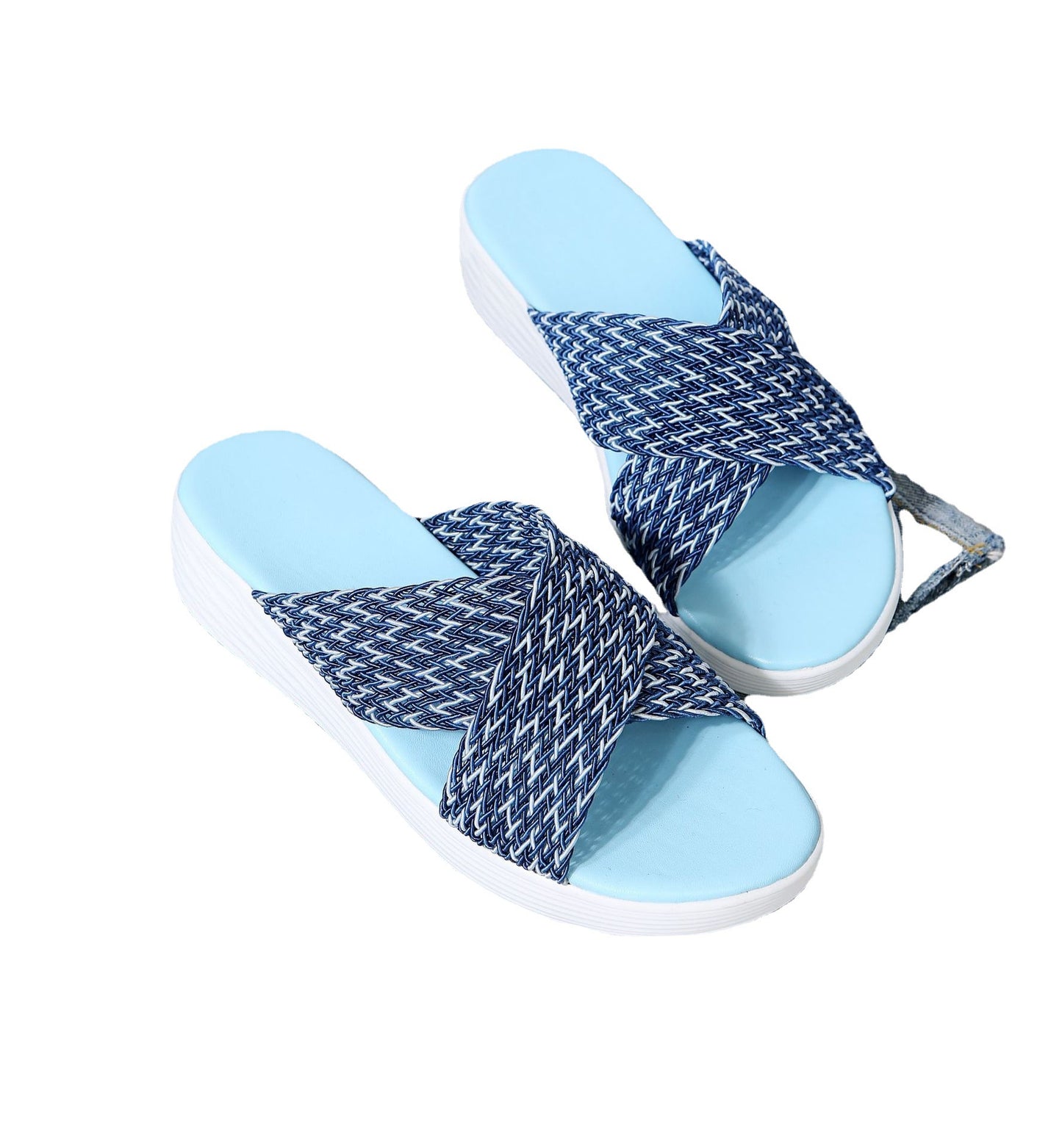 Women's Round Head Platform Sandals And Slippers