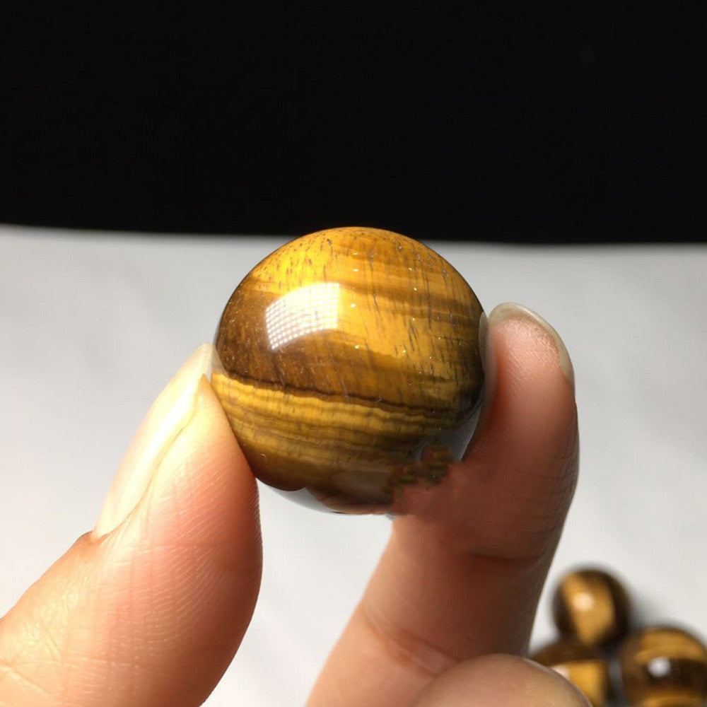 East China Sea Natural Crystal Yellow Tiger Eye Stone Original Stone High Quality