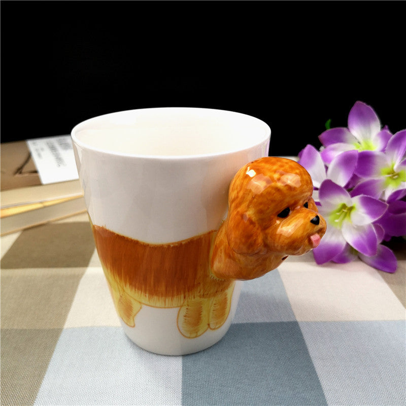 Creative Ceramic Water Cup Of Cartoon Dog