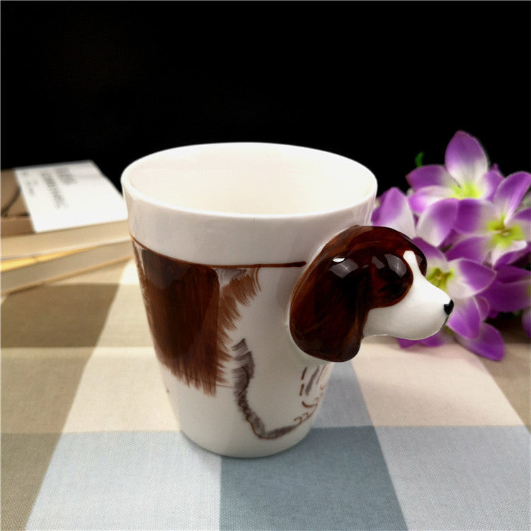 Creative Ceramic Water Cup Of Cartoon Dog