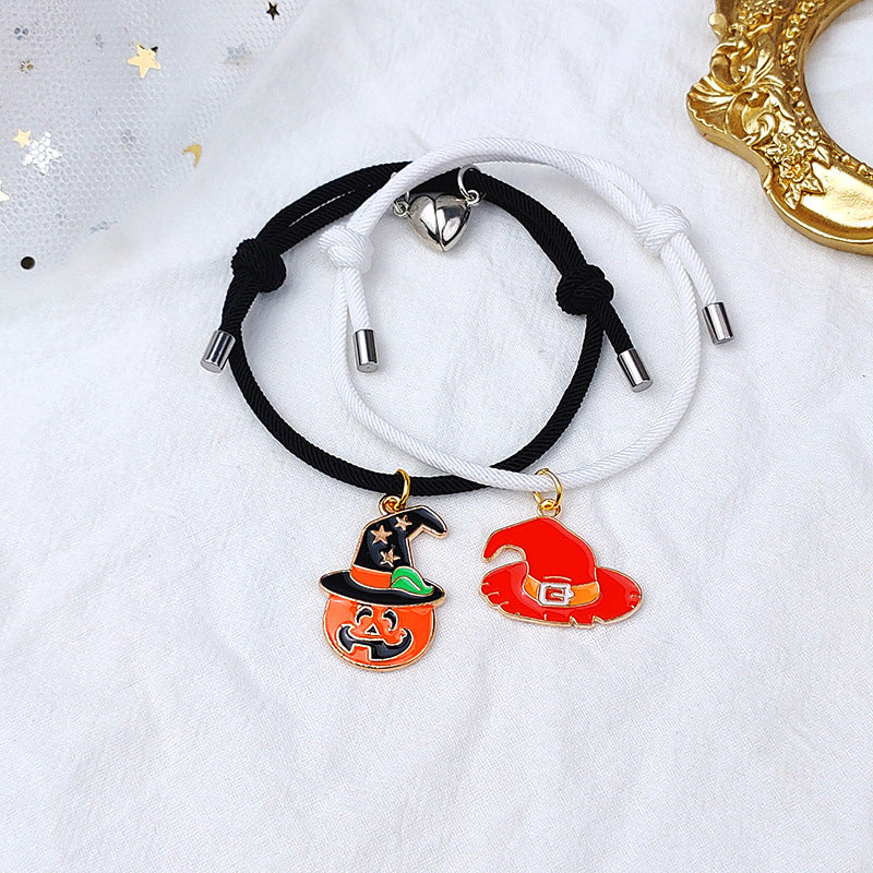 New Love Magnet Attracts A Pair Of Halloween Lovers Bracelets