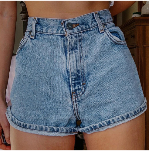 Women's High Waist Fashion Denim Shorts